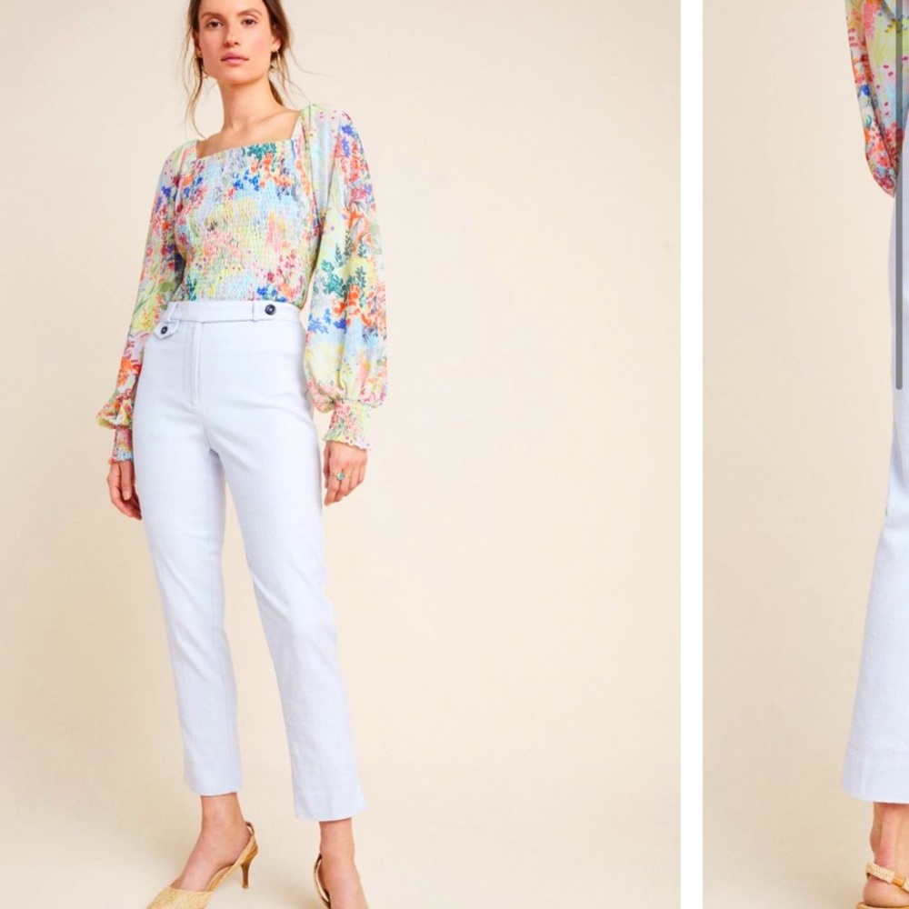 Anthropologie The Essenntial Slim Trousers